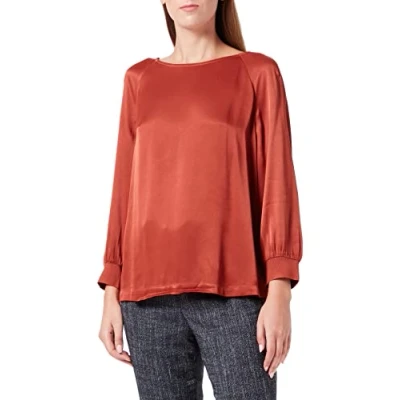 Image of s.Oliver BLACK LABEL Women&#039;s 10.2.20.10.100.2122069 Blouse, Orange, 18