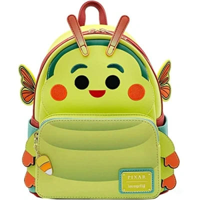 Image of Loungefly X Disney A Bugs Life Heimlich Mini Cosplay Backpack PASSWORD: BEAUTIFUL BUTTERFLY