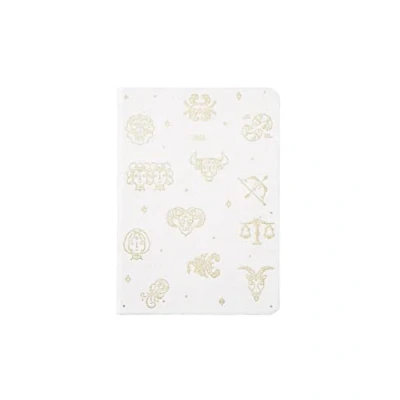 Image of Letts of London Zodiac A6 day to a page with appointments 2023 diary Ivory, 23 082305