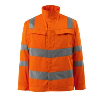 Image of Mascot 16909 860 14 Bunbury Safe Light High Durability One Tone Class 3 Jacket, Size XL, Hi Vis Orange