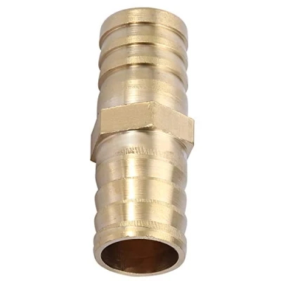 Image of Brass Barbed Straight Connector Fitting Water Hose Pipe Tube Coupler Joiner Adapter 6/8/10/12/14/16/20mm(20mm 1pcs)