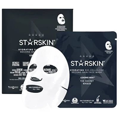 Image of STARSKIN Leading Man Hydrating Coconut Bio Cellulose Second Skin Face Mask