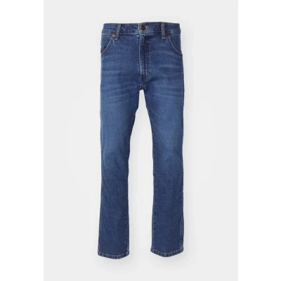 Image of Wrangler River Straight leg jeans, Men&#039;s, Size: 34x30, Sundown blue