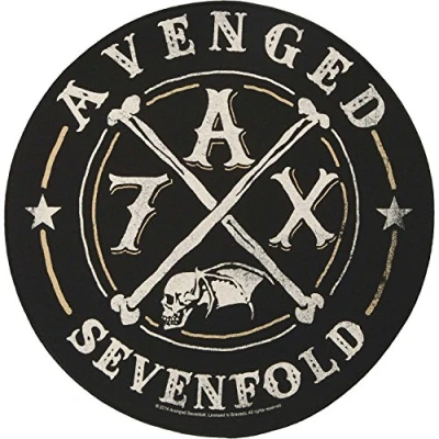 Image of Avenged Sevenfold A7X Back Patch Black 28.5x28.5cm