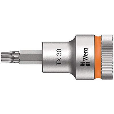 Image of Wera 8767 C HF TORX® Zyklop holding function bit socket, 1/2&quot; drive, TX 30x140mm, 05003853001