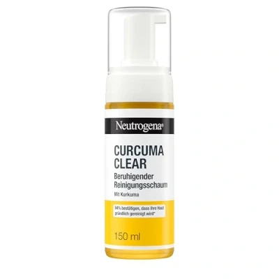 Image of Neutrogena Curcuma Clear Facial Cleansing, Soothing Cleansing Foam, Makeup Remover, 150 ml