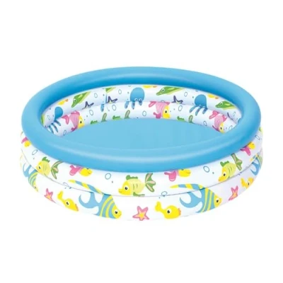 Image of Bestway Ocean Themed Paddling Pool Inflatable for Kids, Kiddie Swimming Pool, Easy Set Up, Multiple of Designs