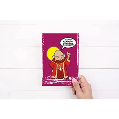 Image of Dungeons and Dragons Birthday Card Happy Cavalier Dungeon Master Retro