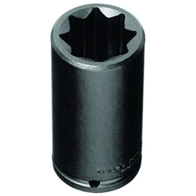 Image of Stanley Proto J7318S 1/2 Inch Drive Deep Impact Socket, 9/16 Inch, 8 Point