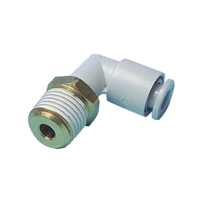 Image of SMC KQ2L06 01AS Push Fit Elbow &amp; Male Thread 6 X R1/8