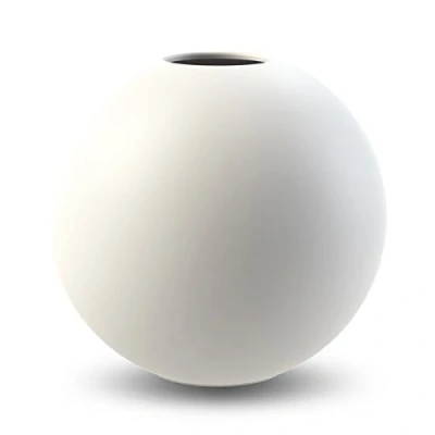 Image of Cooee Design Ball Vase 20cm White