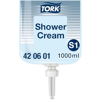 Image of Tork Shower Cream Liquid S1, Unisex Fragrance, 1 x 1000ml, 420601