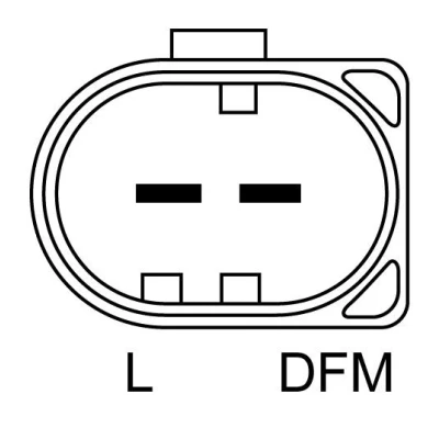 Image of 06F903023N, 06F903023P Generator BOSCH 0 986 083 050 14V 140A B+(M8),L,DFM PL61 excl. vacuum pump 49mm VOLKSWAGEN: Transporter 5, Eos
