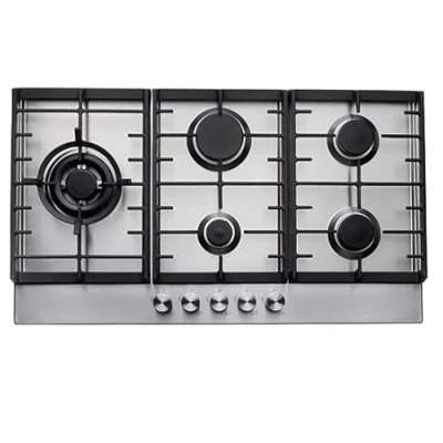 Image of Teknix Signature Collection SCGH91X 90cm Gas Hob with 3.8Kw Wok Burner Stainless Steel
