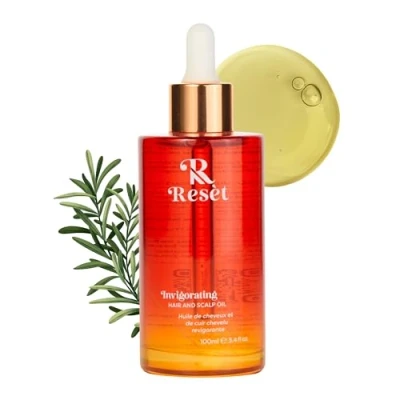 Image of Resèt Hair Growth Oil Natural Regrowth Rosemary for Scalp &amp; Loss Treatment Dry, Damaged Women Men, 100 ml