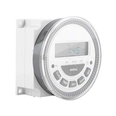 Image of TOPINCN Programmable Switch Timer Smart Control Digital Plastic Time Relay Output 16A 7 Days Weekly Cycle Switching(220V)