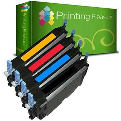 Image of Printing Pleasure 4 (FULL SET) Compatible Q6470A Q6473A Toner Cartridges for HP Colour Laserjet 3600 3600DN 3600N 3800 3800DN 3800DTN 3800N CP3505 CP3505N Black/Cyan/Magenta/Yellow, High Yield