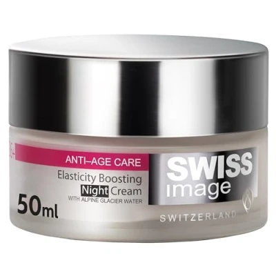 Image of SWISSIMAGE ANTI AGE 36+ Elasticity Boosting Night Cream Natural and Effective Ingredients Parabens, SLE/SLES, Phthalates free 50ml