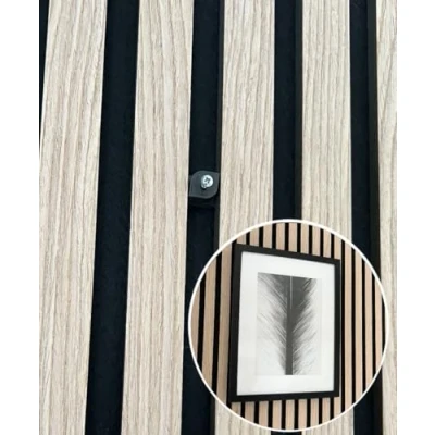 Image of Vleugel Screw Hooks for Acoustic Wall Panel, Acupanel, Panels, Pack of 4, No Drilling Required