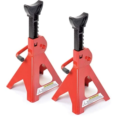 Image of Oypla 3 Ton Heavy Duty Ratchet Jack Lifting Axle Stands Set of 2