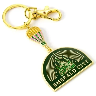 Image of WICKED Emerald City Hot Air Balloon Keyring