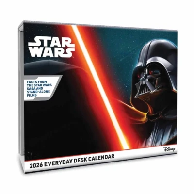 Image of 2026 CALENDAR STAR WARS CLASSIC PAGE A DAY DESK BLOCK OFFICIAL PRODUCT