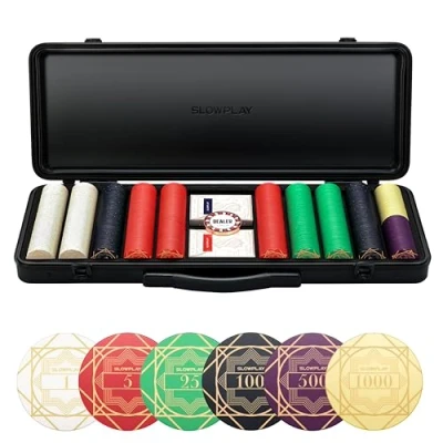 Image of SLOWPLAY ACES Poker Set (500 pcs Numbered)