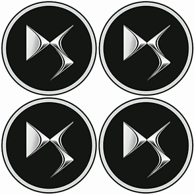 Image of FYOBOT 4pcs 60MM Car Wheel Center Caps for Citroen DS3 DS4 DS6 Stylish Badge Emblem Decal Sticker Auto Exterior Accessories
