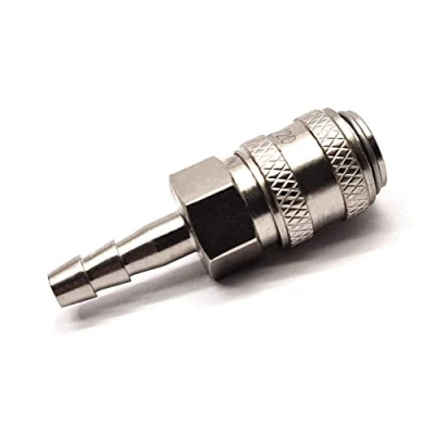 Image of Rectus 21 Type Quick Connector Female with 6mm Hosetail used on Water Fed Pole Systems
