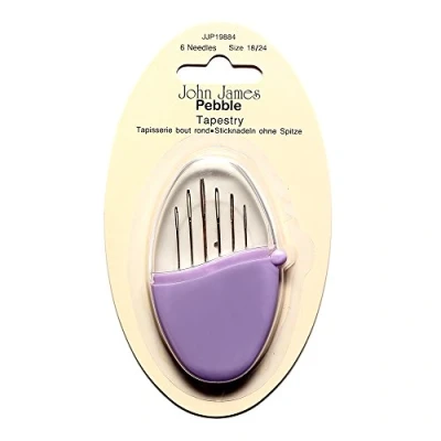 Image of Colonial Needle Pebbles Tapestry Needles Size 18/24, Pack of 6