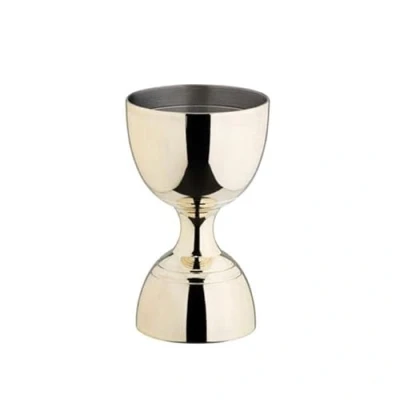 Image of Utopia Gold Round Bulb Jigger 25ml/50ml Single Bar Equipment, Barware