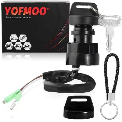 Image of YOFMOO Ignition Key Switch Compatible for Yamaha Blaster YFS 200 YFS200 YFS200SE SE 1988 1989 1990 1991 1992 1993 1994 1995 1996 1997 1998 1999 2000 2001 2002 2003 2004 2005 2006 QUAD ATV