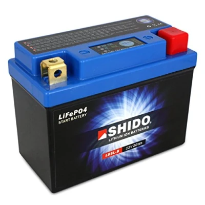 Image of Shido LB5L B Lightweight 12v Lithium Ion Motorcycle Battery
