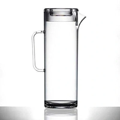 Image of Plastic Jug With Lid, 3 Pint Tall Virtually Unbreakable Quality Catering Products by BBP