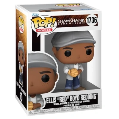 Image of Funko POP! Movies: SR Ellis Boyd ‘Red’ Redding &#039;Red&#039; Shawshank Redemption Collectable Vinyl Figure Gift Idea Official Merchandise Toys for Kids &amp; Adults Movies Fans