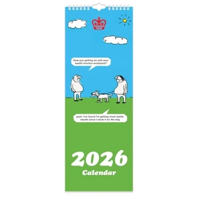 Image of 2026 Modern Toss Slim Wall Calendar