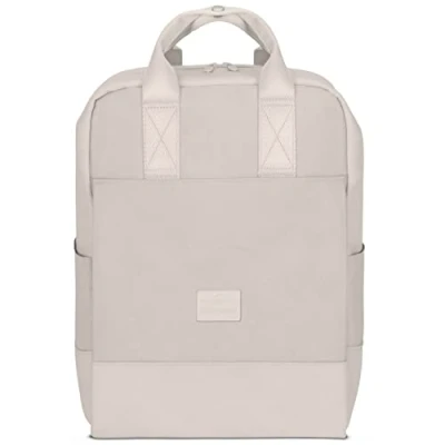 Image of Johnny Urban Backpack Women &amp; Men Beige Jona Large Daypack for University, Office Travel Laptop Compartment 16 Inches Water Repellent
