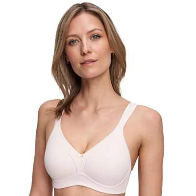 Image of Susa Women&#039;s Topsy Bra, Opaque, Soft Peach, 36A