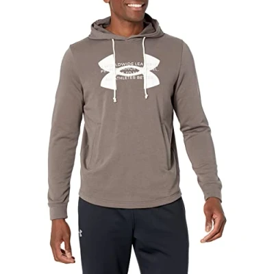 Image of Under Armour Mens Rival Terry Hoodie Brown S