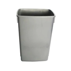 Image of Addis Grey 54 Litre Recycling Bin Kit Base Metallic (3 Pack)
