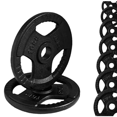 Image of G5 HT SPORT Olympic Cast Iron Discs Hole Diameter 50 mm for Gym and Home from 1.25 to 25 kg Dumbbells Barbells (1 x 2.5 kg)