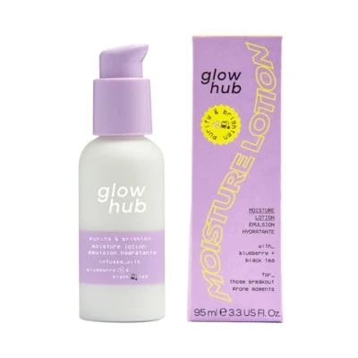 Image of Glow Hub Purify &amp; Brighten Moisture Lotion with Squalane for Blemish Prone Skin 95ml