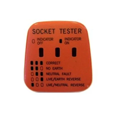 Image of Lyvia UK Mains Socket Tester 240v Polarity Test / 3 Pin Plug House Electrical Wiring