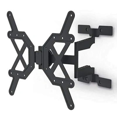 Image of Hama Ultraslim FullMotion TV Wall Bracket For TV&#039;s 32 65 Inches Full Motion Swivels Up To 180 Degrees on 3 Joints Can Be Tilted +/ 6 VESA 400x400 Max 30kg Black
