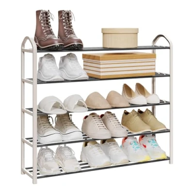 Image of WOLTU Heavy Duty Metal 5 Tier Shoe Rack Stand Storage Organizer for 20 Pairs SR0024cm5