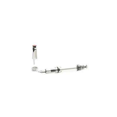 Image of Twsbi Vac Mini Clear Fountain Pen 1.1 Stub nib