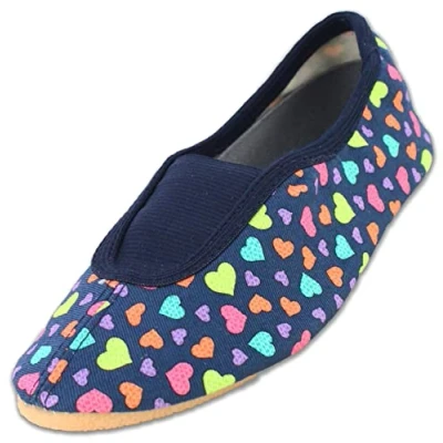 Image of Beck Girl&#039;s Hearts, Instep Loafer, Darkblue, 7 UK Child