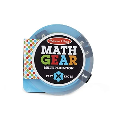 Image of Melissa &amp; Doug Math Gears Multiplication Game