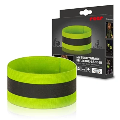 Image of MyBuddyGuard Reflective Tape for Kids 4 Pack Velcro Band Armbands
