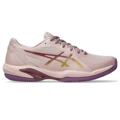 Image of Asics Solution Swift FF 2 Padel shoes, Women&#039;s, Size: 6, Neutral pink/pure gold Textile/synthetics